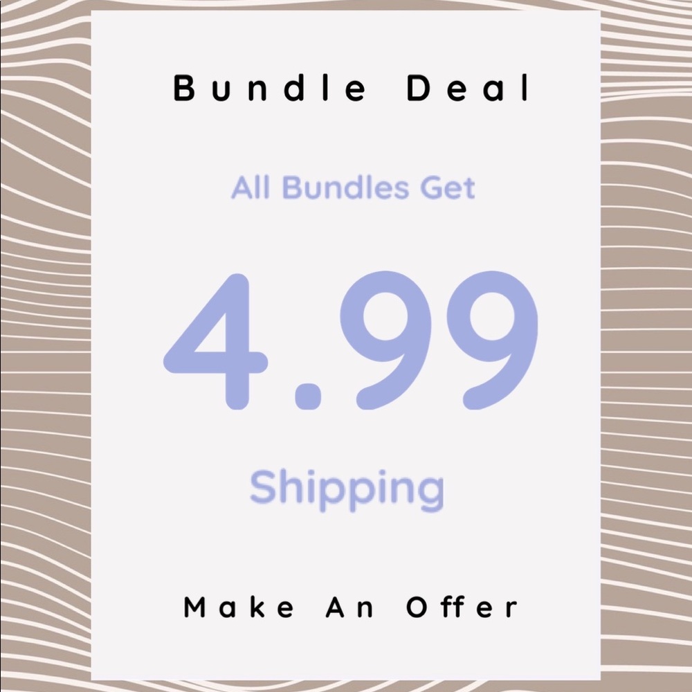 Bundle sale Going on right now!
